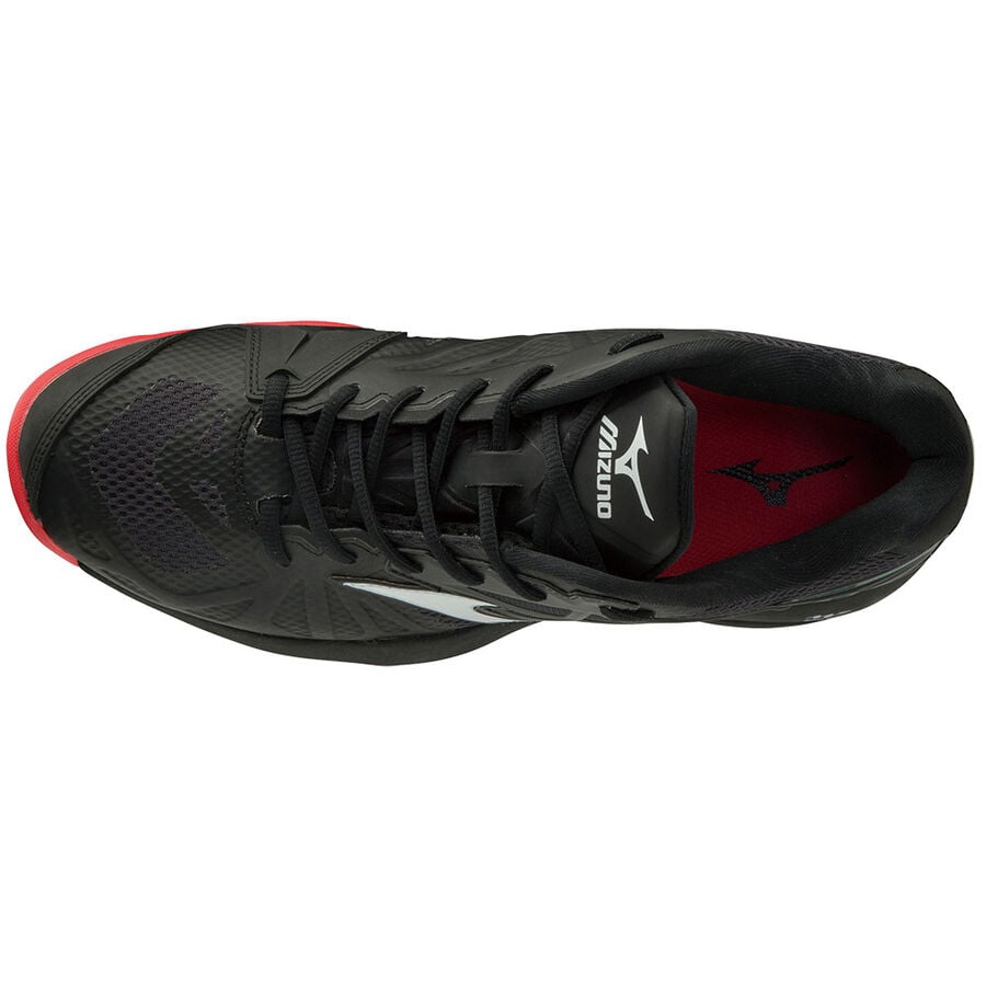Mizuno Wave Intense Tour 5 AC Blk/Wht/Tomato